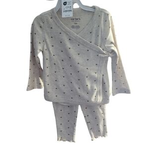 Carter's NWT two piece red hearts shirt and pants plus one piece shirt size 12M